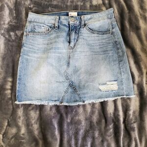 Denim Mini Skirt Size 11 New